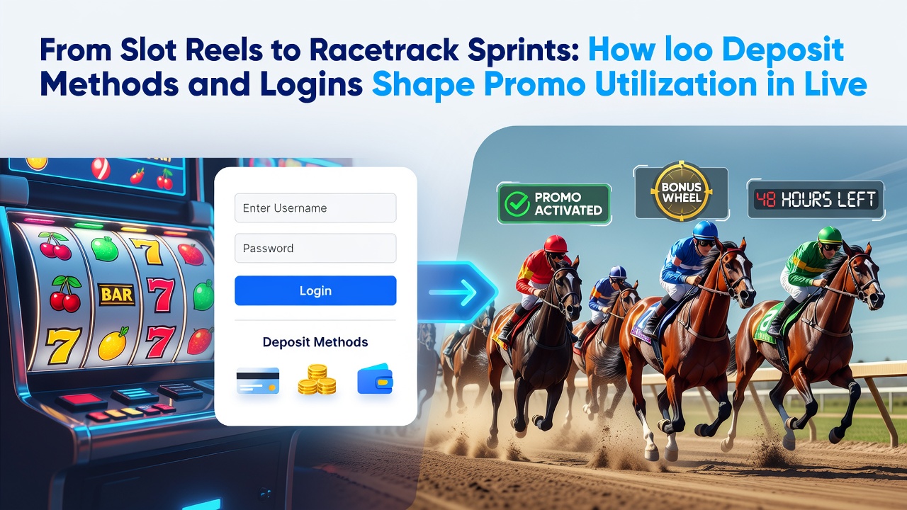 Mobile screen capture demonstrating deposit confirmation and active promotion overlay during a live horse race bet